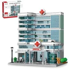 City Hospital Building Set for Adults and Kids - 1350 Pieces\