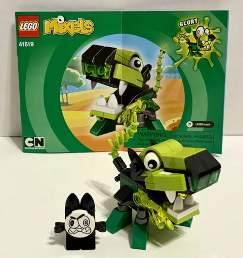 LEGO Mixels 41519 Glurt Series 3 Complete w/ Nixel Instructions Retired 2014