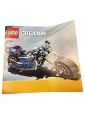 LEGO Creator 6747 Race Rider Instruction Manual Booklets ONLY 2009
