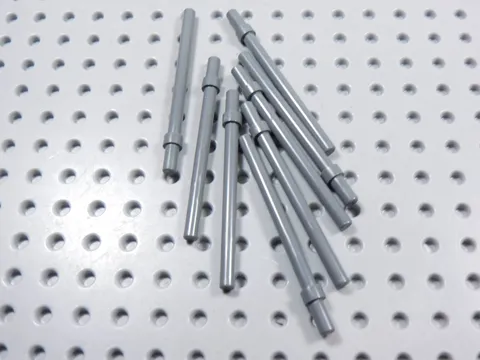 LEGO Lot of 8 Dark Bluish Gray 6L Staffs Weapon Minifig BJ