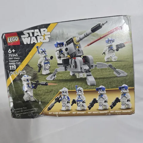 LEGO Star Wars 75345 501st Clone Troopers Battle Pack Sealed Damaged Box