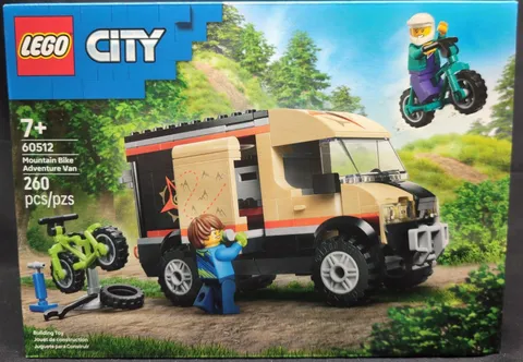 Lego City 60512 Mountain Bike Adventure Van New Sealed