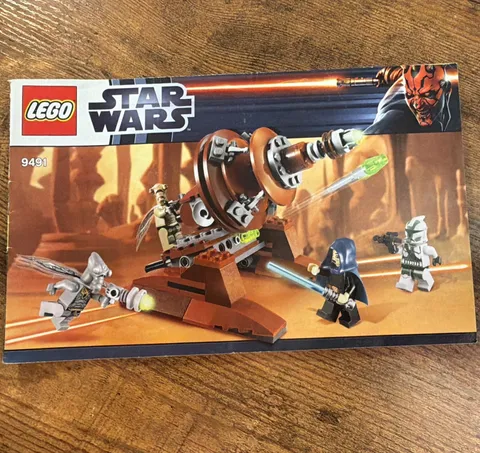 LEGO Star Wars (9491) Geonosian Cannon Illustrated Instruction Manual