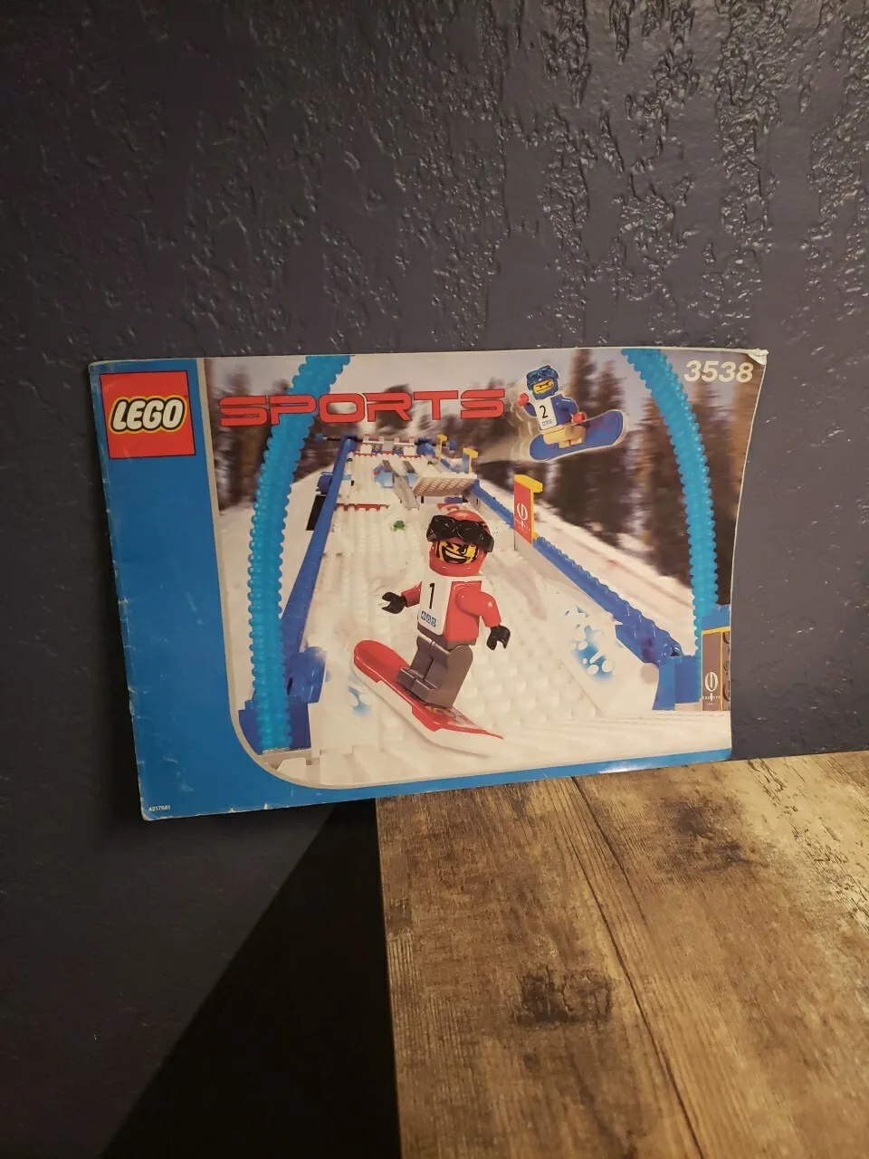 Genuine Vintage LEGO 3538 Sports Boarder Cross Instruction Guide MANUAL ONLY