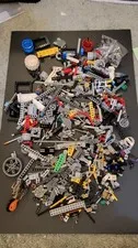 Lot Of Lego 3 Pound Bulk Technic Parts Gears Beams Building Toys #F