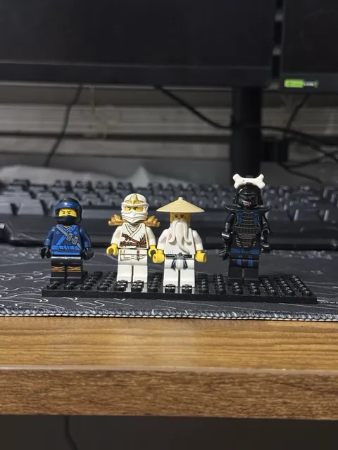 LEGO Ninjago Minifigure Lot – Jay, Zane, Sensei Wu & Garmadon Warrior