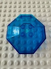 LEGO Windscreen 6 x 6 x 2 Octagonal Canopy with Axle Hole 2418b