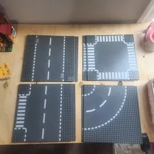 Lego Road 32x32 Baseplate Lot Of 8