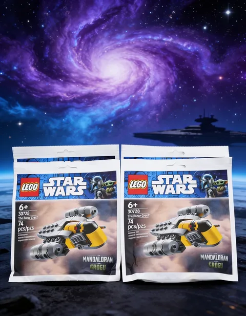 LEGO Star Wars 30728 Razor Crest Mini Build Mandalorian Ship 74 Pcs Lot of 6 New
