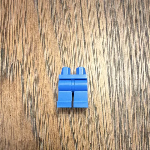 LEGO Blue Plastic Minifigure Legs with Hips Piece - 1 Piece Part