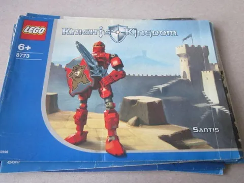 Lego Instructions 8773 Instruction Knights Kingdom Santis