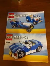 2012 Lego Creator #6313 Instruction Manuals Only Racecar Roadster Jeep