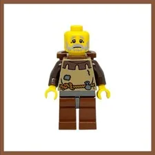 LEGO 10193 Castle Fantasy Era Peasant Minifigure No Hood 2009 Retired