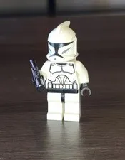 Lego Star Wars Episode 2 Clone Trooper With Gun Minifigure SW0442