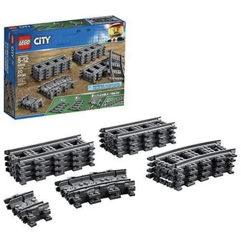 LEGO City Tracks 60205 Building Kit (20 Pieces)