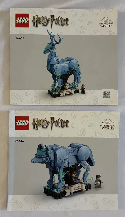 LEGO Expecto Patronum 76414 Harry Potter Illustrated Instruction Manual Booklet
