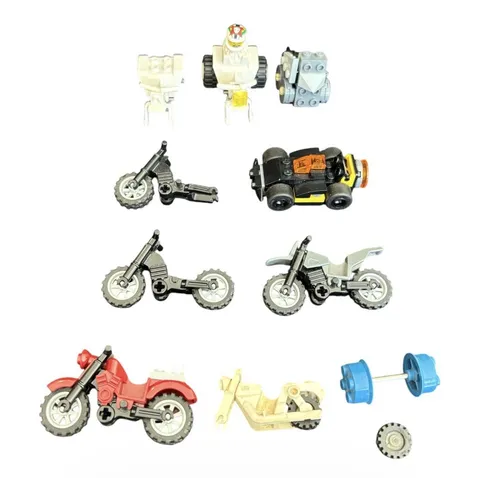 LEGO City Town Motorcycle ATV Vehicle Parts Lot Dirt Bikes Race Car Vintage HTF