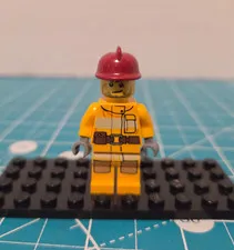 Lego City Fireman Minifigure Collectible  CMF
