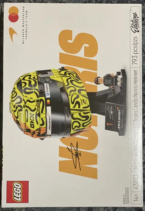 LEGO Editions McLaren MasterCard F1 Team Lando Norris Helmet  43023 -SEALED BOX