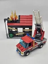 LEGO City Fire Emergency (60003) Complete No Box No Instructions Great Set🔥