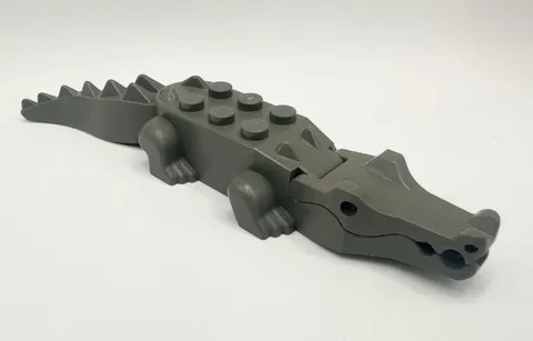 Lego Animal Crocodile Alligator Grey/Gray