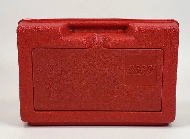 Classic Red Lego Storage Box Carrying Case 1982 Made in USA Vintage