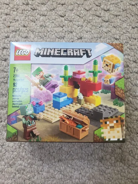 LEGO Minecraft: The Coral Reef (21164) New Factory Sealed & Retired 