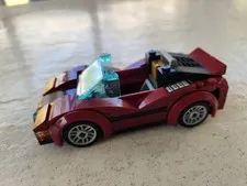 Lego City High Speed Chase Red Sports Car #60138