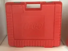 Vtg 80s Red Lego Storage Box Carrying Case