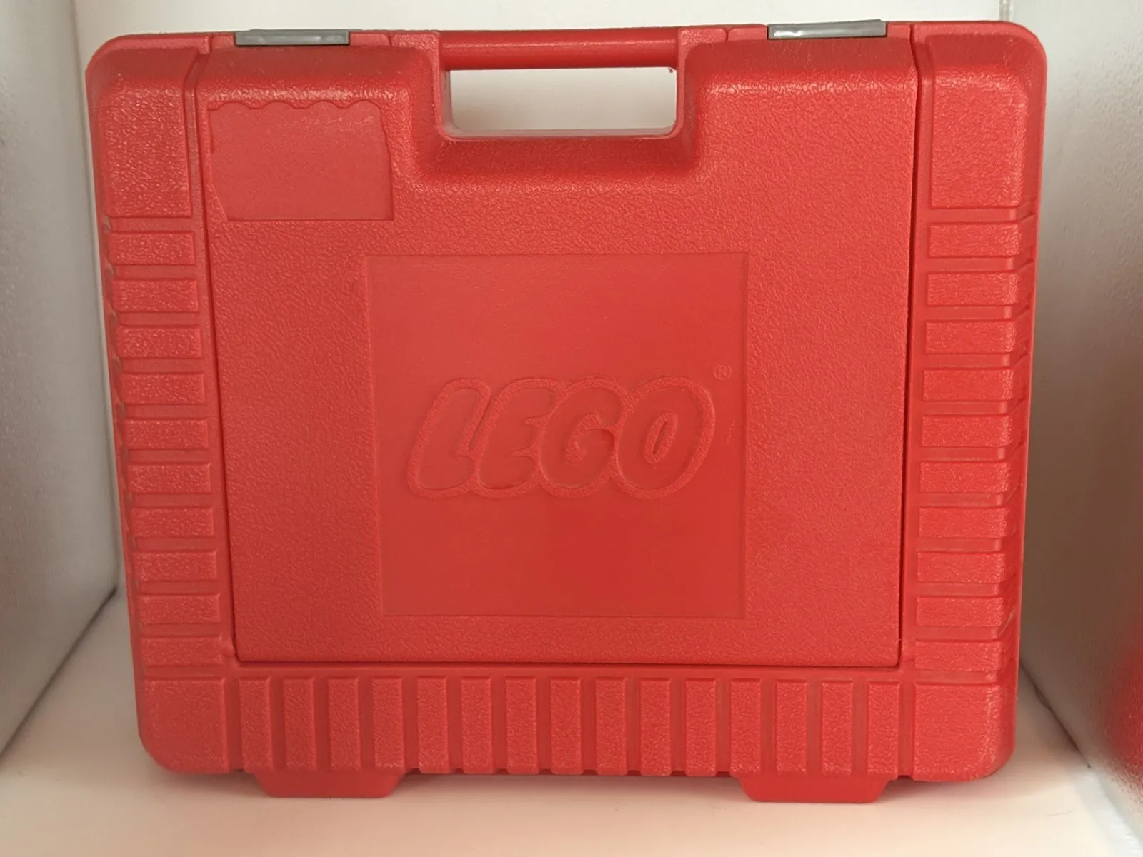 Vtg 80s Red Lego Storage Box Carrying Case