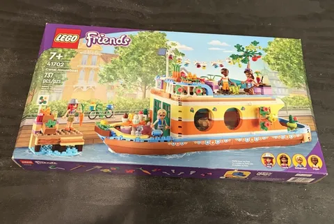 LEGO Friends Canal Houseboat (41702) New Sealed Box Retired 737pcs 4 Figs