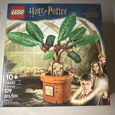 LEGO Harry Potter Mandrake 76433 Wizarding World Set, 579 pcs 