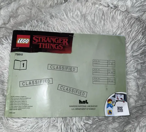INSTRUCTION ONLY LEGO Stranger Things The Upside Down 75810 NO BRICK OR PARTS