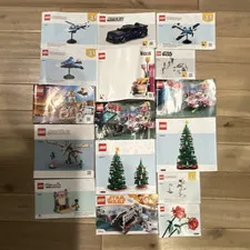 LEGO Lot Of Instruction Manual Booklets Look At All Photos To See Full Lot