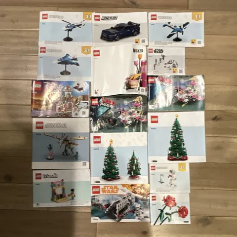 LEGO Lot Of Instruction Manual Booklets Look At All Photos To See Full Lot