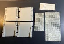 Lego Gray Base Plate, Raised Platform, Raised Ramp Lot