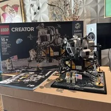 LEGO Creator Expert NASA Apollo 11 Lunar Lander 10266 Retired Built Only Once