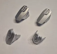 LEGO Bionicle/Hero Factory armor parts - chrome silver