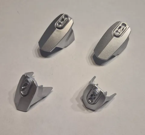 LEGO Bionicle/Hero Factory armor parts - chrome silver