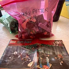 LEGO Harry Potter 4865 The Forbidden Forest Instruction Manual + Parts Lot Bag