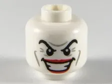LEGO® Part 3626pb2507 - Minifigure, Head Male Black Eyebrows (The Joker)