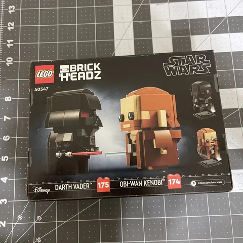 LEGO BRICKHEADZ Star Wars Obi-Wan Kenobi #174 & Darth Vader #175 Set (40547) NEW