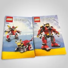 LEGO Creator Rescue Robot (5764) 3-in-1 Set, All 149 Pieces Included W/ Manual
