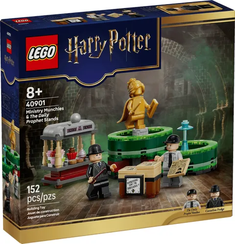 LEGO Harry Potter Ministry Munchies & The Daily Prophet Stands 40901 GWP - New!