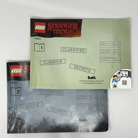 75810 Instruction Manual Only, LEGO Stranger Things The Upside Down, Zero Bricks