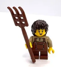 Lego Farmer Boy Minifigure - Western - Castle - Medieval - Wild West - City