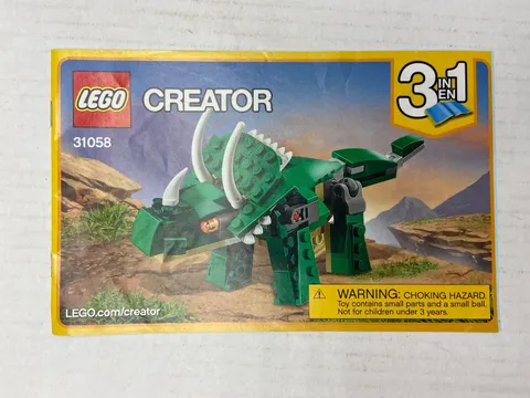 Lego Creator Set 31058 Instructions Booklet Maunal Only