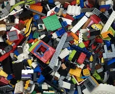 🔥 Lego Mixed Lot Of Bricks, Parts, Pieces, Doors From Retired Sets 10 Lbs +
