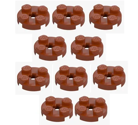 LEGO ® 10x round plate 2x2 dark orange 4032 4616027 round plate replacement part plate