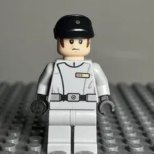 LEGO Minifigure Star Wars Imperial Officer Light Gray sw0775 75159 UCS 2016 1K